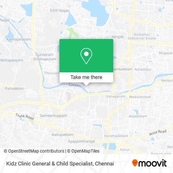 Kidz Clinic General & Child Specialist map