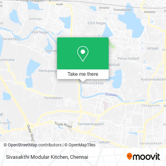 Sivasakthi Modular Kitchen map