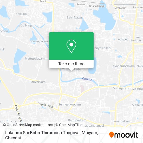 Lakshmi Sai Baba Thirumana Thagaval Maiyam map