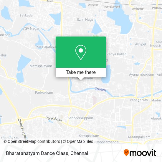 Bharatanatyam Dance Class map