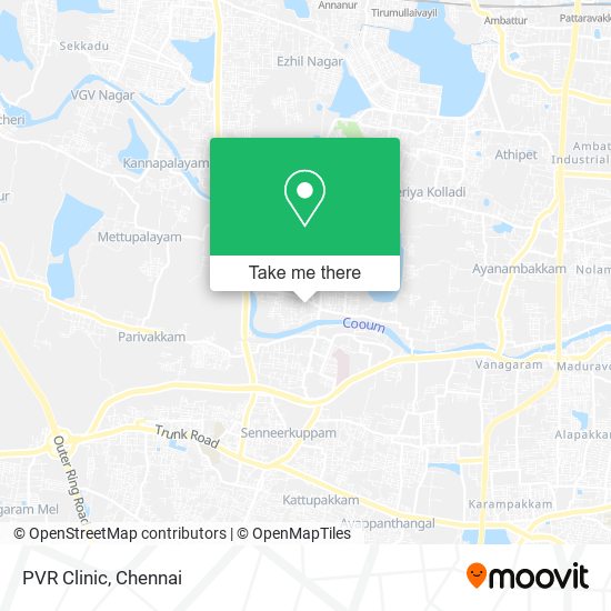 PVR Clinic map