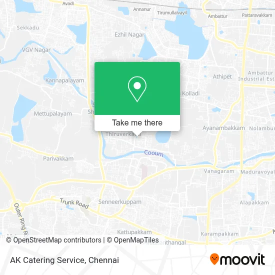 Ak Catering Service map