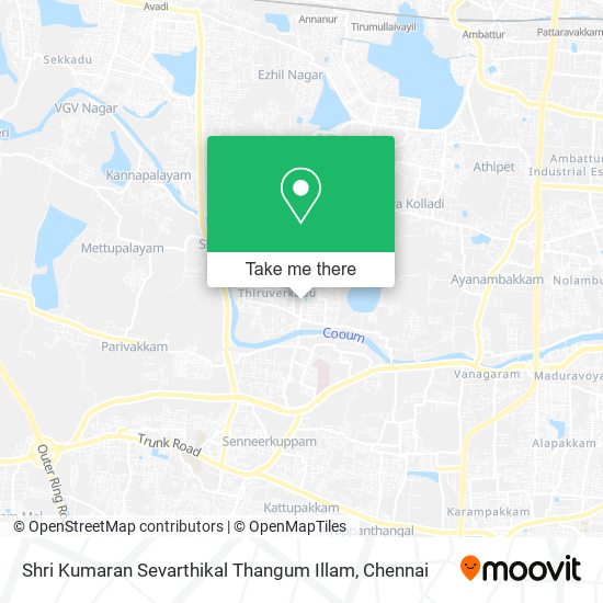 Shri Kumaran Sevarthikal Thangum Illam map