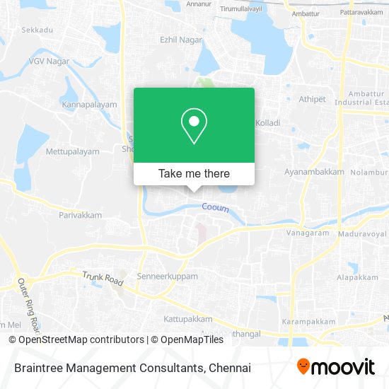 Braintree Management Consultants map
