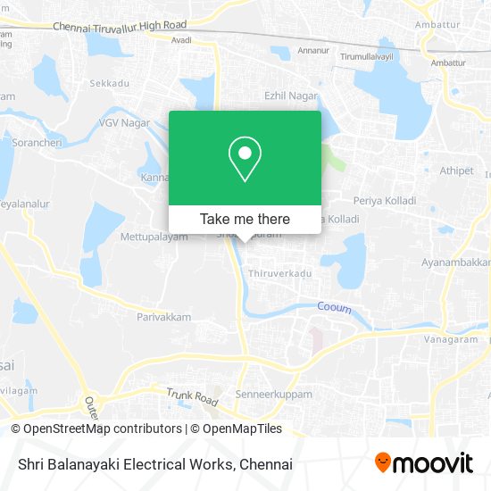 Shri Balanayaki Electrical Works map