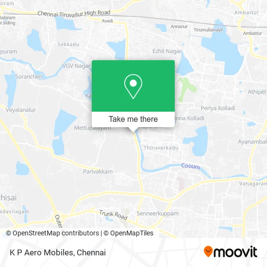 K P Aero Mobiles map