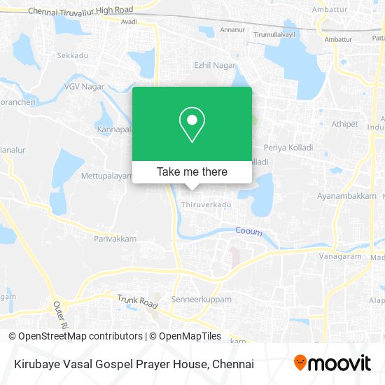 Kirubaye Vasal Gospel Prayer House map