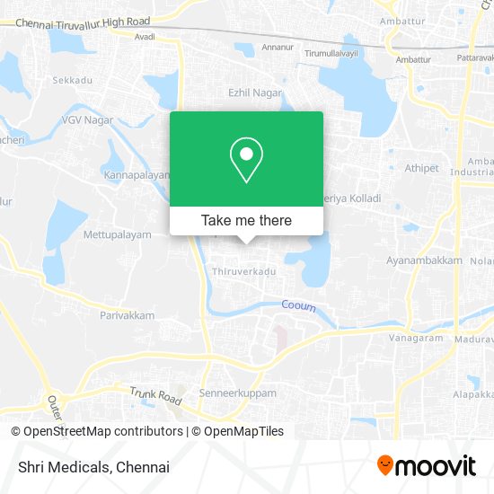 Shri Medicals map