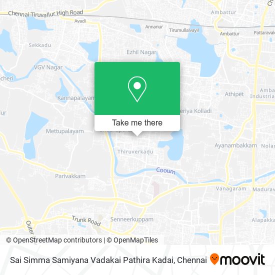Sai Simma Samiyana Vadakai Pathira Kadai map