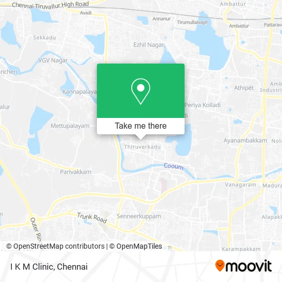 I K M Clinic map