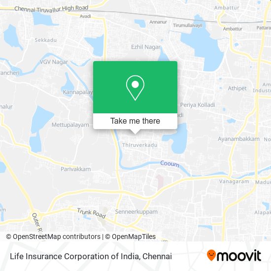 Life Insurance Corporation of India map