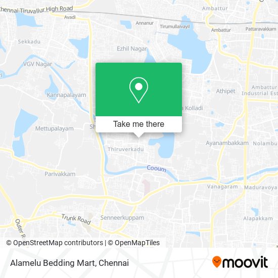 Alamelu Bedding Mart map