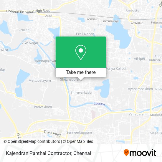 Kajendran Panthal Contractor map