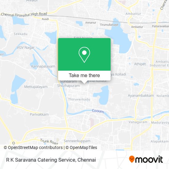 R K Saravana Catering Service map