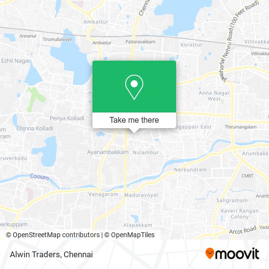 Alwin Traders map