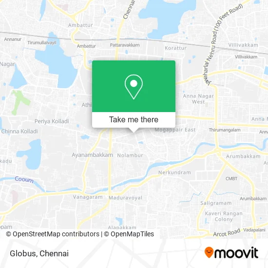 Globus map