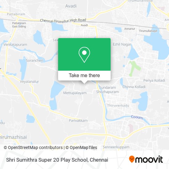 Shri Sumithra Super 20 Play School map