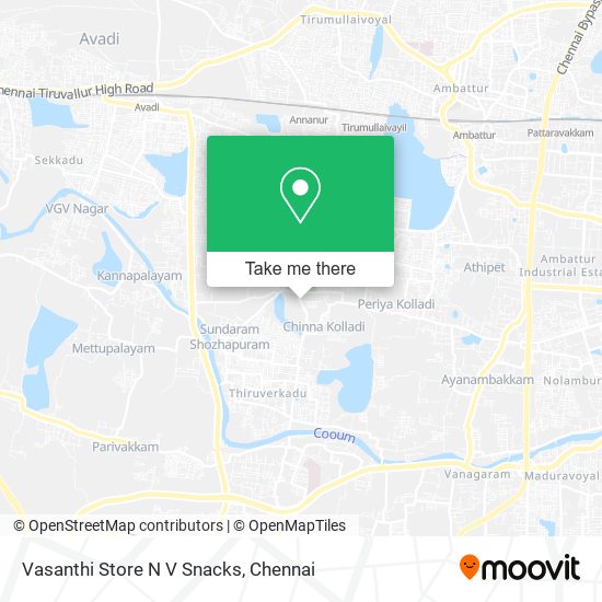 Vasanthi Store N V Snacks map