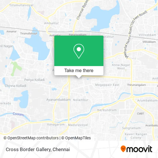 Cross Border Gallery map