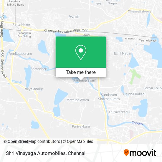 Shri Vinayaga Automobiles map