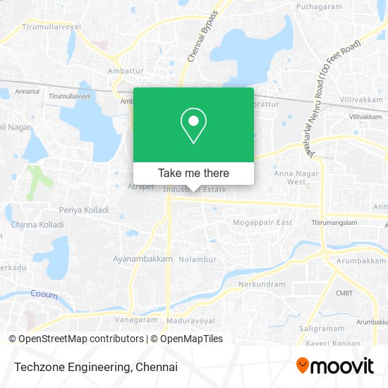 Techzone Engineering map