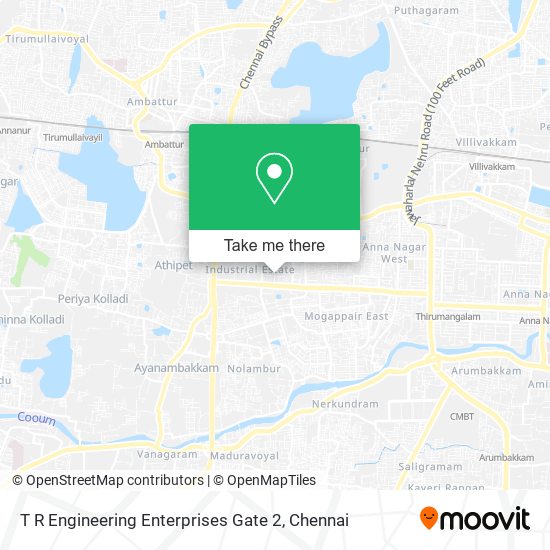 T R Engineering Enterprises Gate 2 map