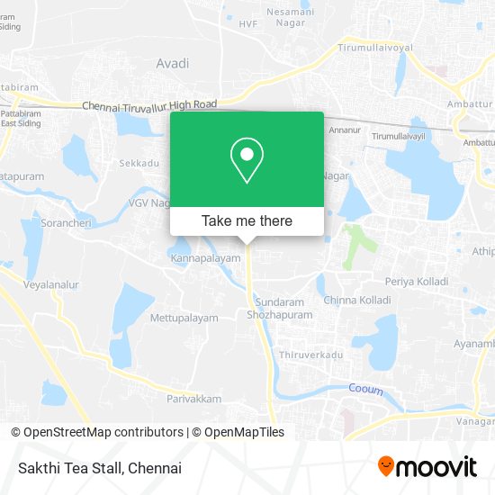 Sakthi Tea Stall map