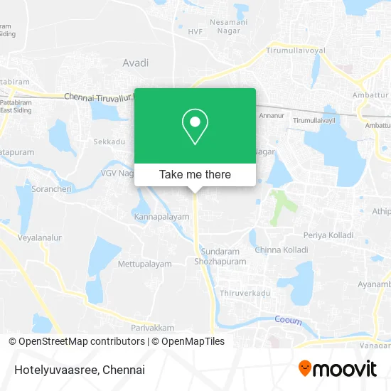 Hotelyuvaasree map