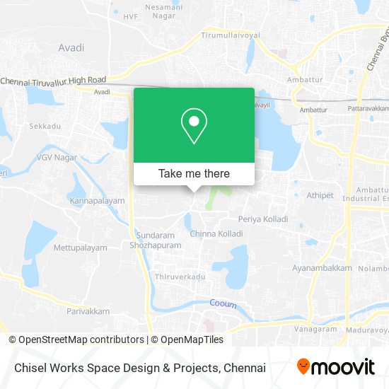Chisel Works Space Design & Projects map