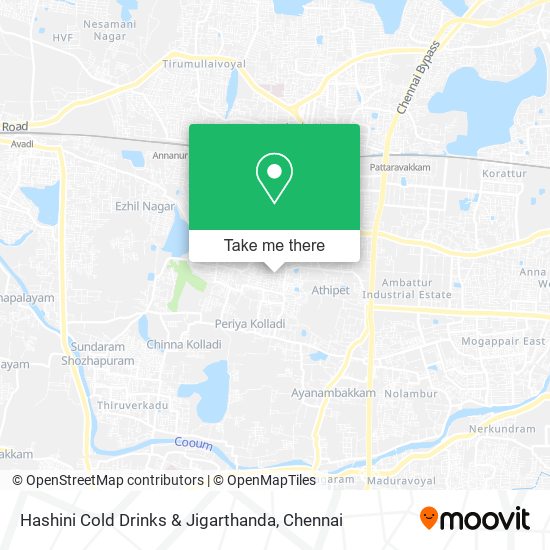 Hashini Cold Drinks & Jigarthanda map