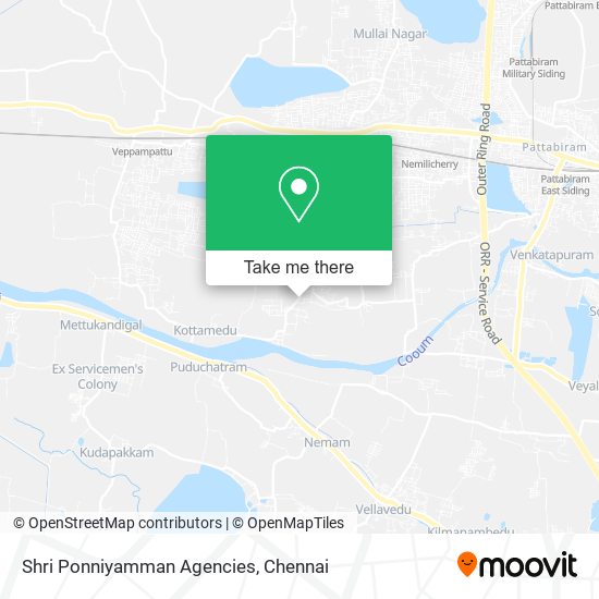 Shri Ponniyamman Agencies map