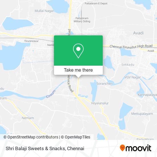 Shri Balaji Sweets & Snacks map