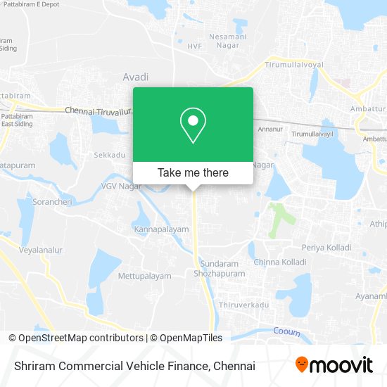 Shriram Commercial Vehicle Finance map