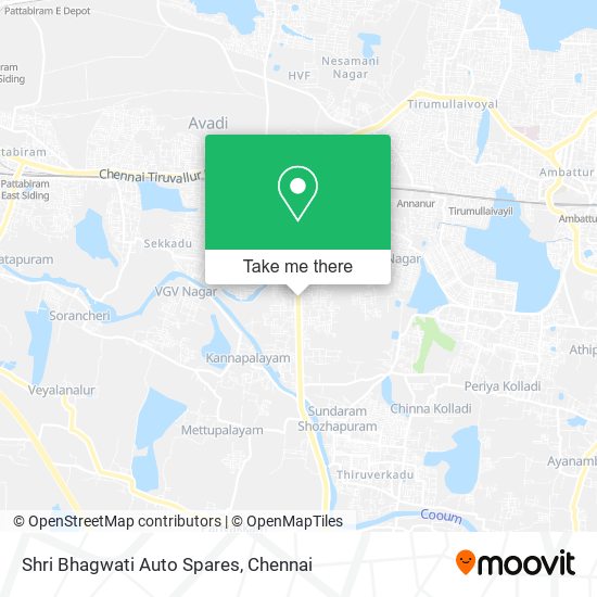 Shri Bhagwati Auto Spares map