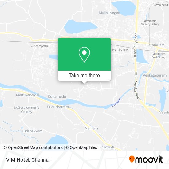 V M Hotel map