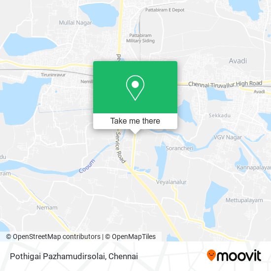 Pothigai Pazhamudirsolai map