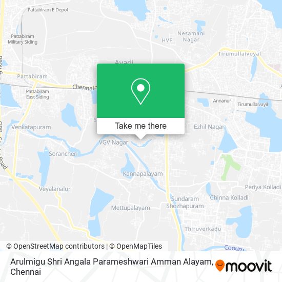 Arulmigu Shri Angala Parameshwari Amman Alayam map