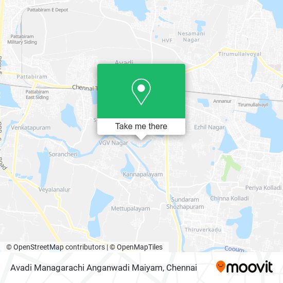 Avadi Managarachi Anganwadi Maiyam map