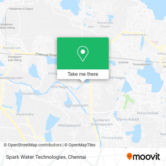 Spark Water Technologies map