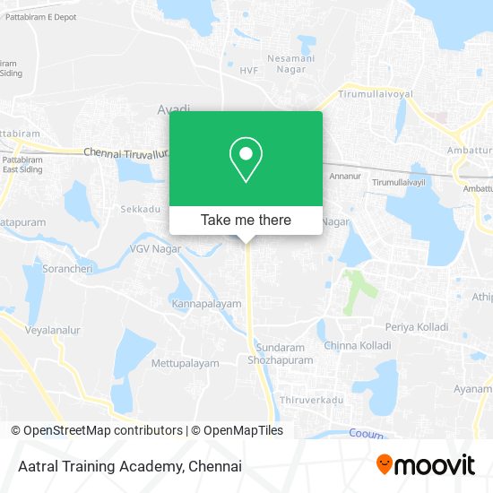 Aatral Training Academy map