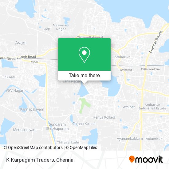 K Karpagam Traders map