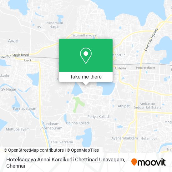 Hotelsagaya Annai Karaikudi Chettinad Unavagam map