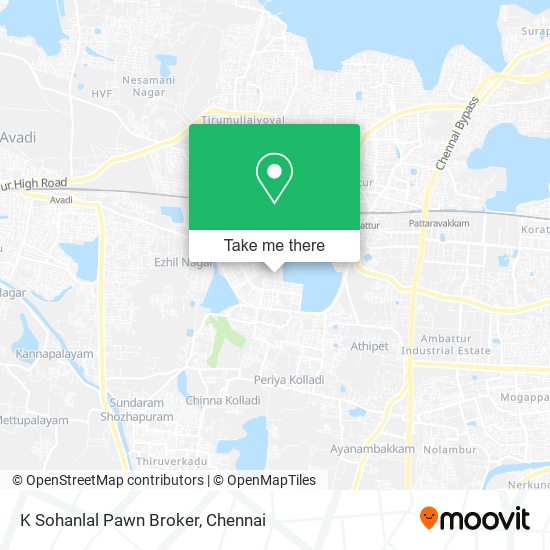 K Sohanlal Pawn Broker map