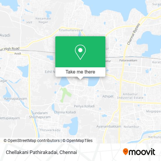 Chellakani Pathirakadai map