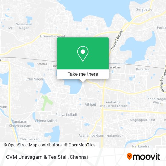 CVM Unavagam & Tea Stall map
