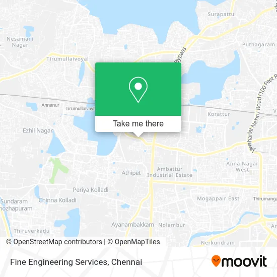 Fine Engineering Services map