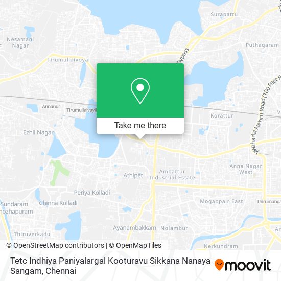 Tetc Indhiya Paniyalargal Kooturavu Sikkana Nanaya Sangam map