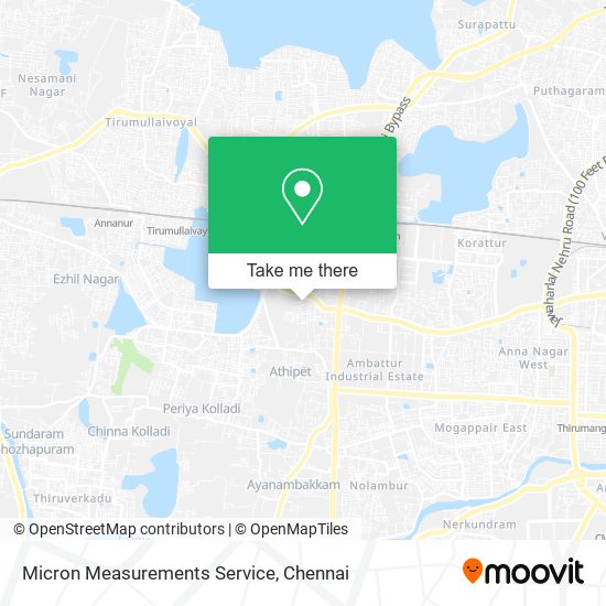 Micron Measurements Service map