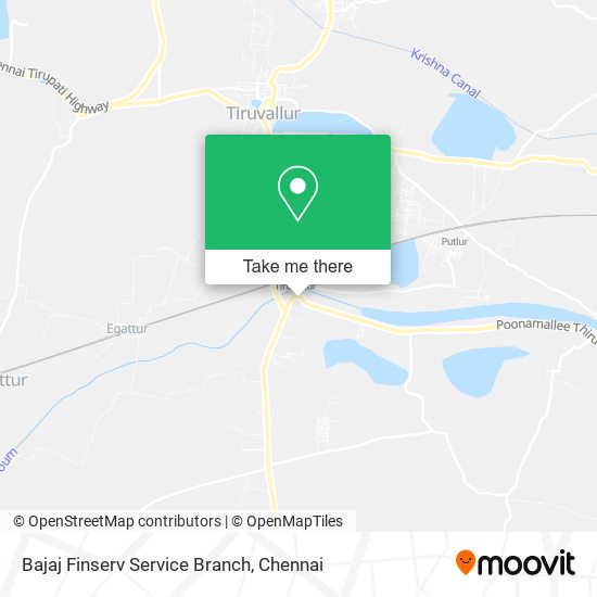 Bajaj Finserv Service Branch map