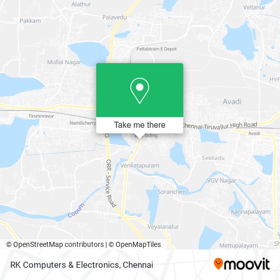 RK Computers & Electronics map